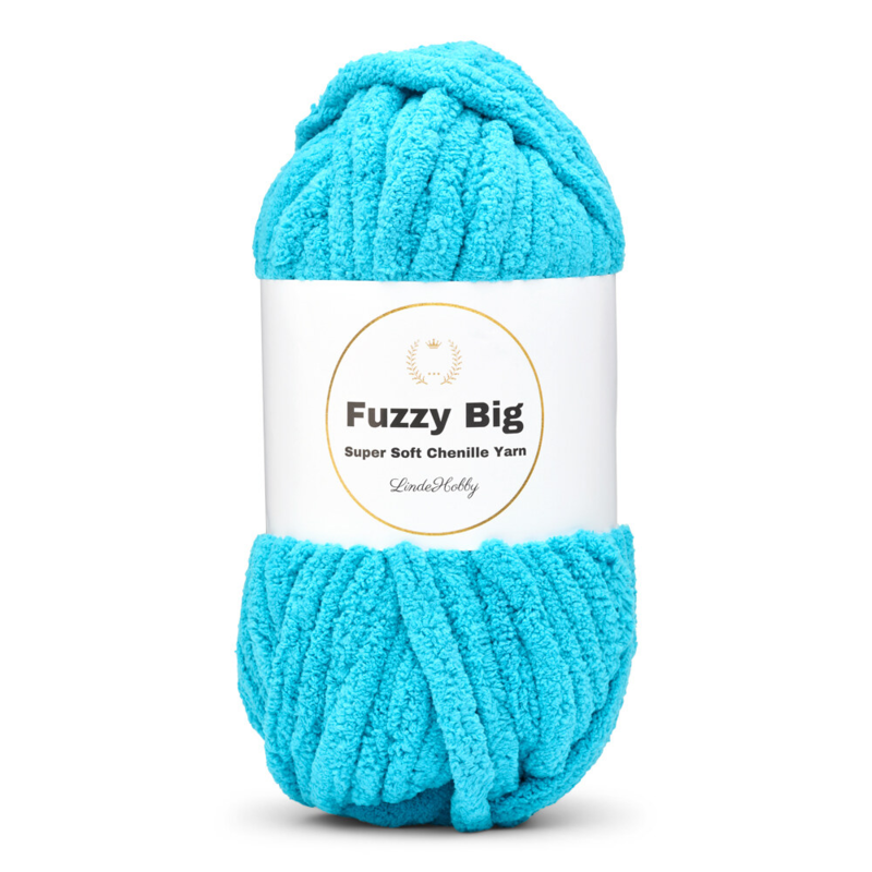 LindeHobby Fuzzy Chenille BIG 31 Turquesa