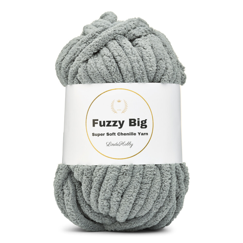 LindeHobby Fuzzy Chenille BIG 05 Gris oscuro