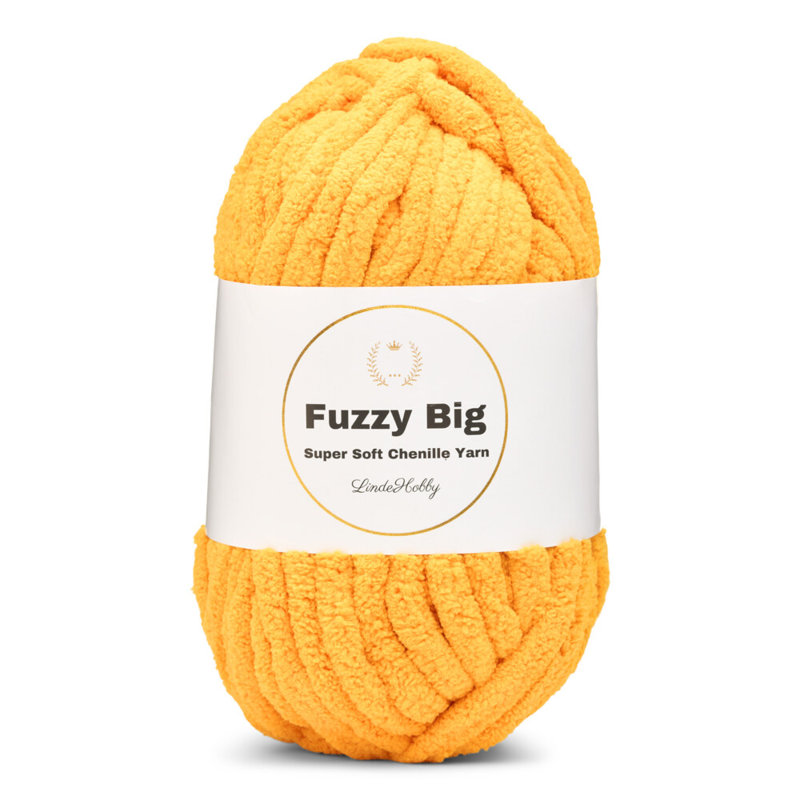 LindeHobby Fuzzy Chenille BIG 47 Amarillo dorado
