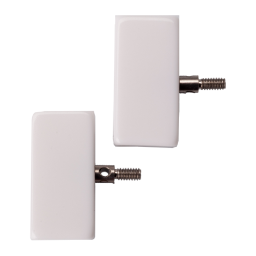 ChiaoGoo Topes De Cable, 2 Unidades Small Blanco