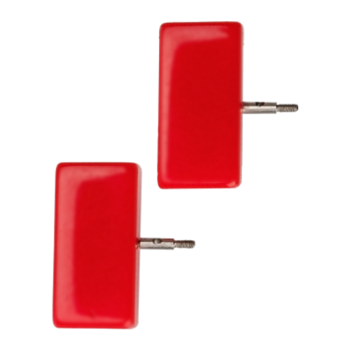 ChiaoGoo Topes De Cable, 2 Unidades Mini Rojo
