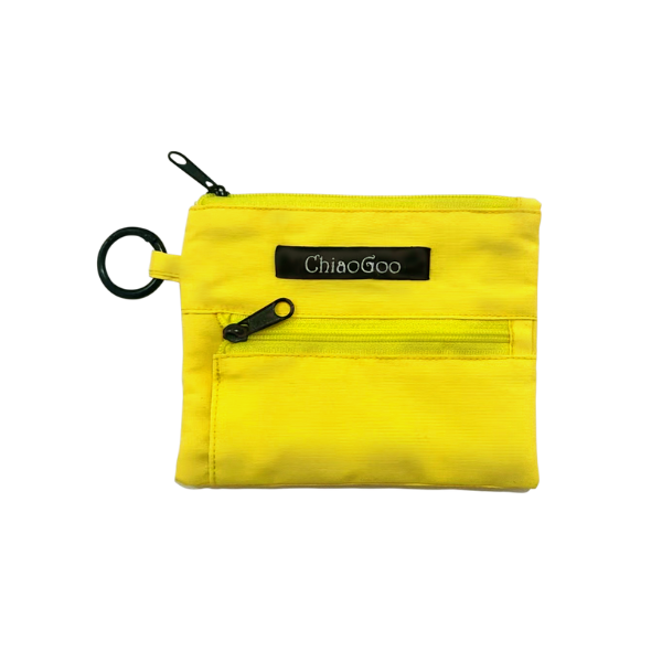 ChiaoGoo Estuche para Accesorios, Amarillo, 12x9.5 cm
