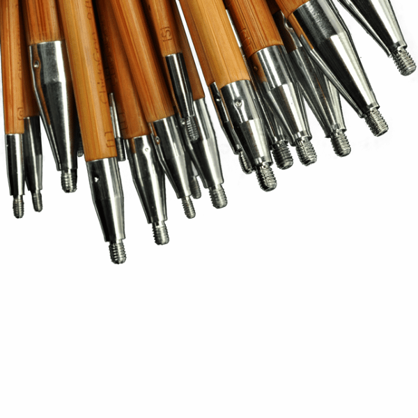 ChiaoGoo Agujas Circulares Intercambiables Spin Bambú Patina (10 y 13 cm)