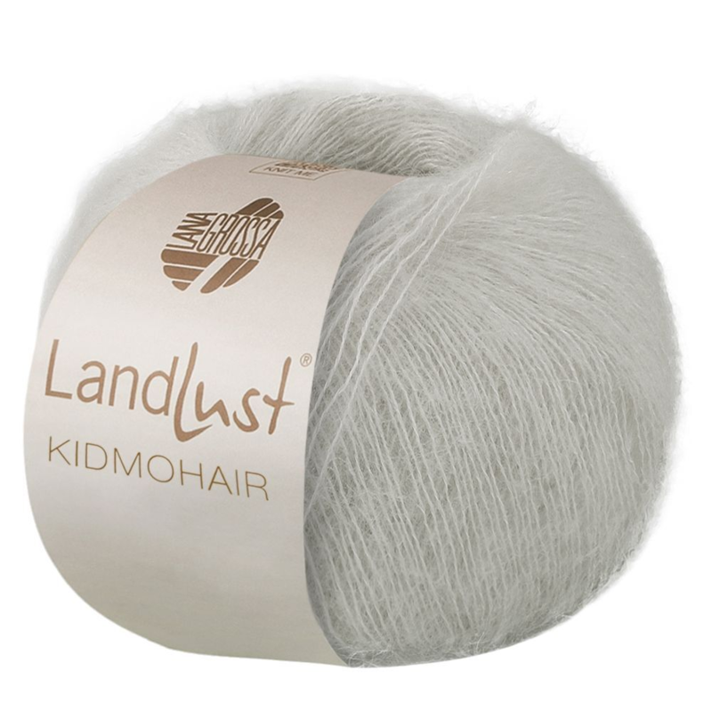 Lana Grossa Landlust Kidmohair 17 Gris claro