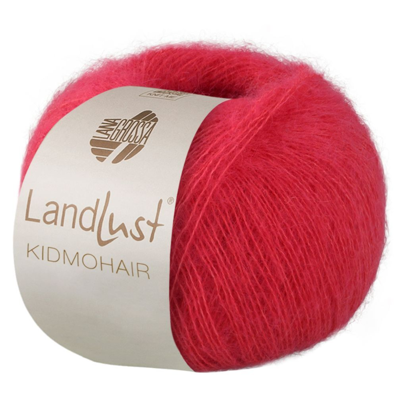 Lana Grossa Landlust Kidmohair 11 Rojo frambuesa