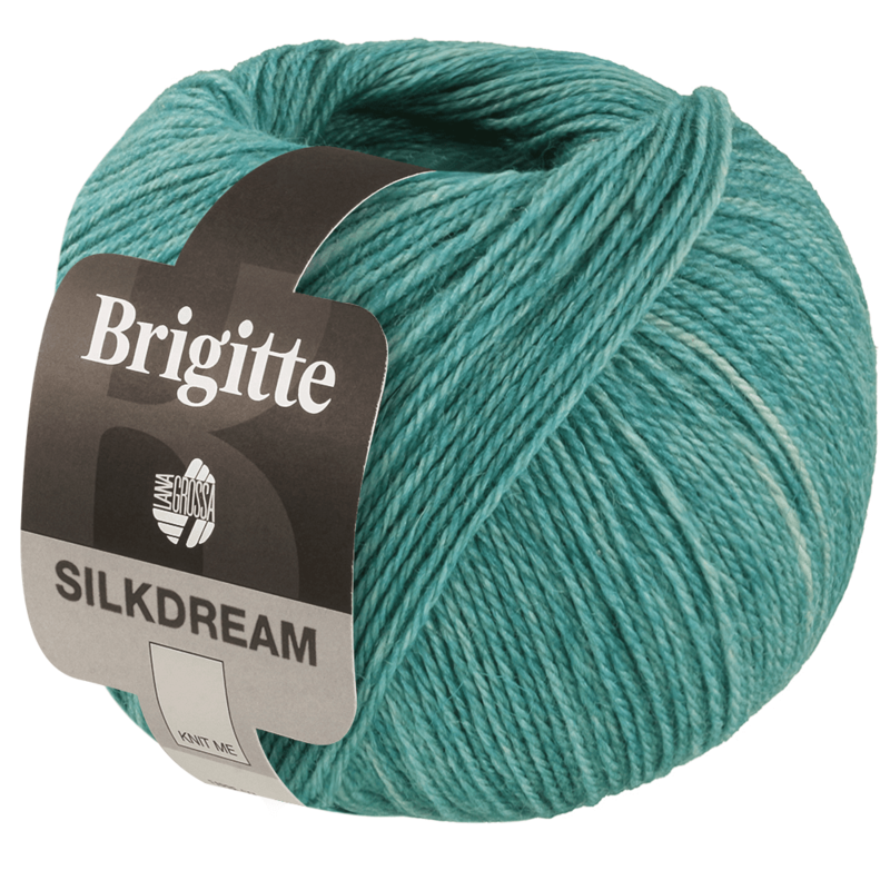 Lana Grossa Brigitte Silkdream 14 Verde turquesa