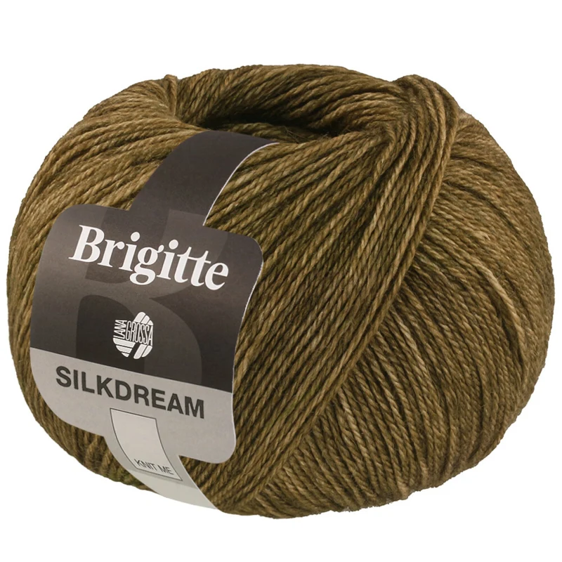 Lana Grossa Brigitte Silkdream 18 Oliva oscuro
