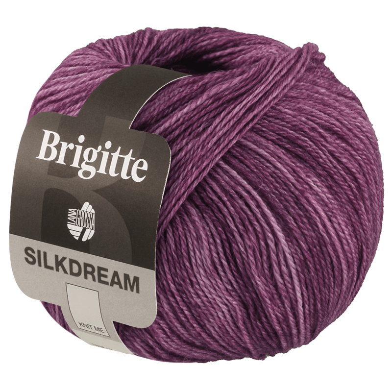 Lana Grossa Brigitte Silkdream 10 Rojo violeta