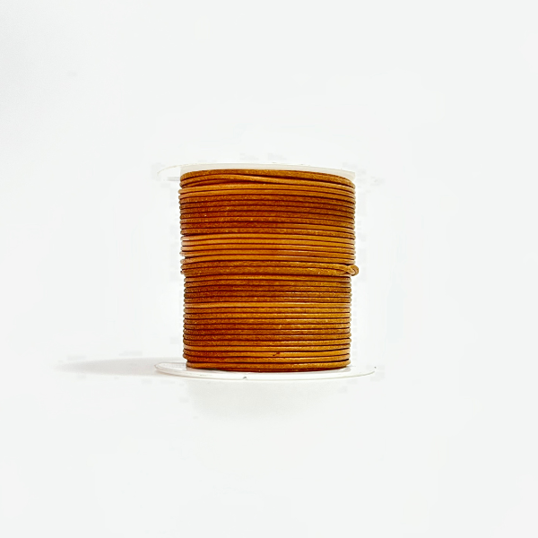 HobbyArts Cordón de cuero, 10 m, Natural 1.00 mm