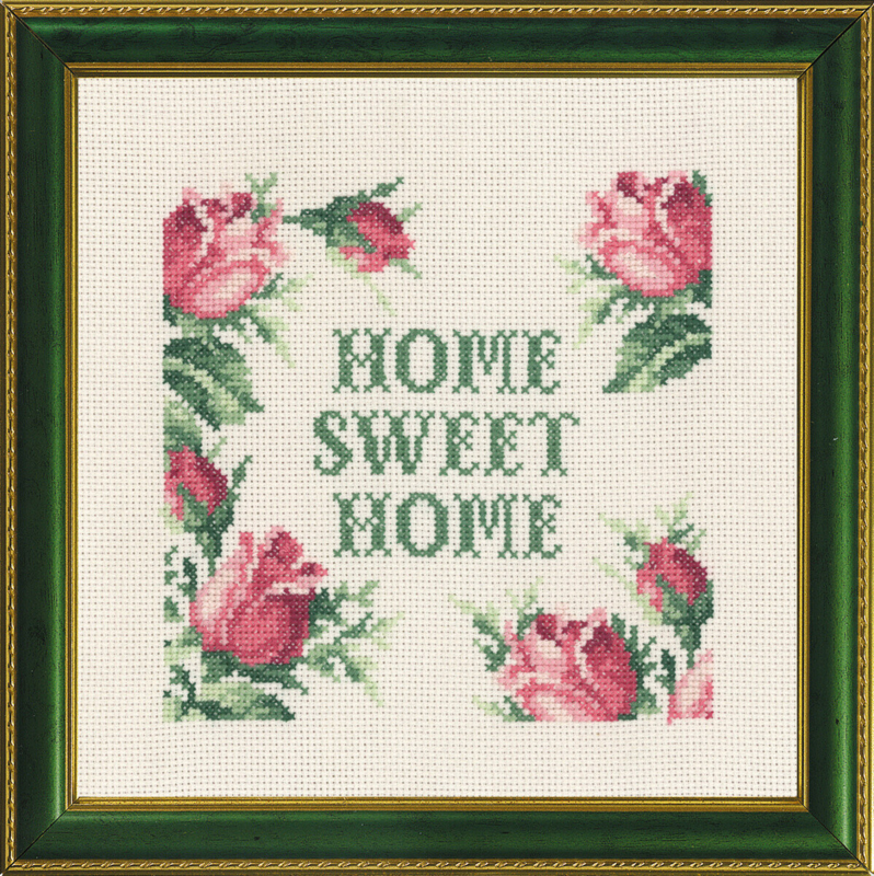 Kit de bordado Home sweet home 5420/01 20x20 cm
