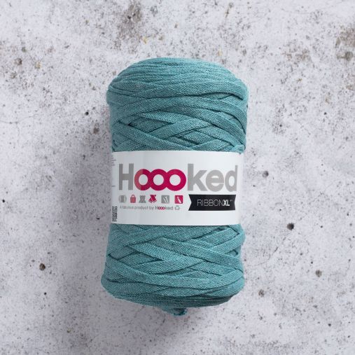 Hoooked Ribbon XL Salpicadura de esmeralda - RXLsp9