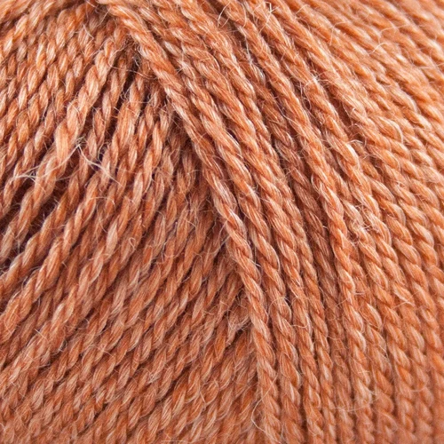 Onion No.3 Organic Wool+Nettles 1125 Naranja quemado
