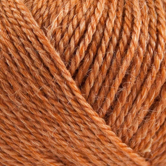 Onion No.4 Organic Wool+Nettles 834 Naranja quemado