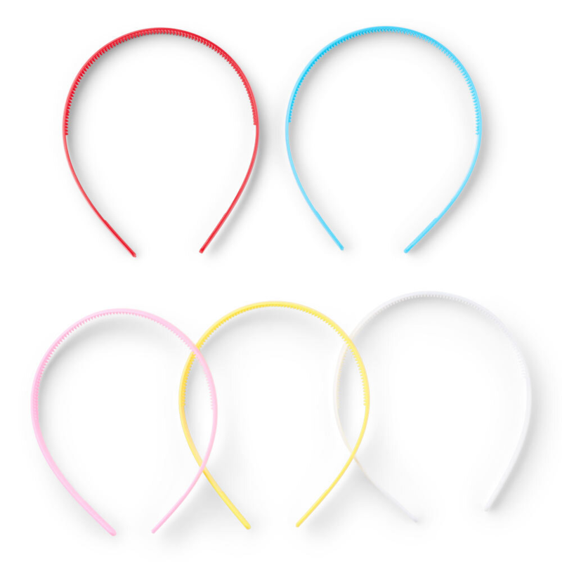 LindeHobby Diademas, Colores surtidos, 12 mm, 5 uds