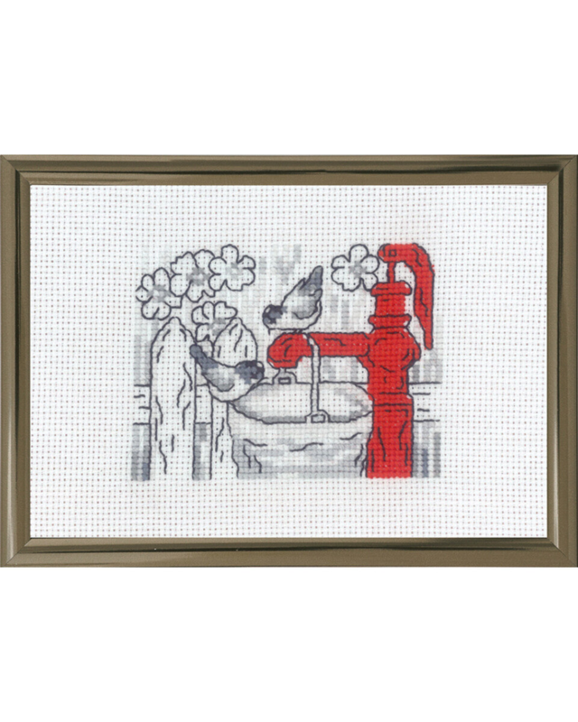 Kit de bordado Fuente R5794 10 x 15 cm