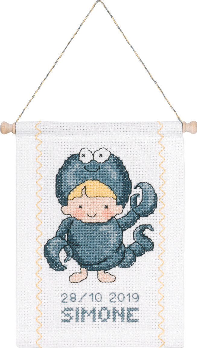 Kit de Bordado Escorpión B5129/18 18 x 25 cm