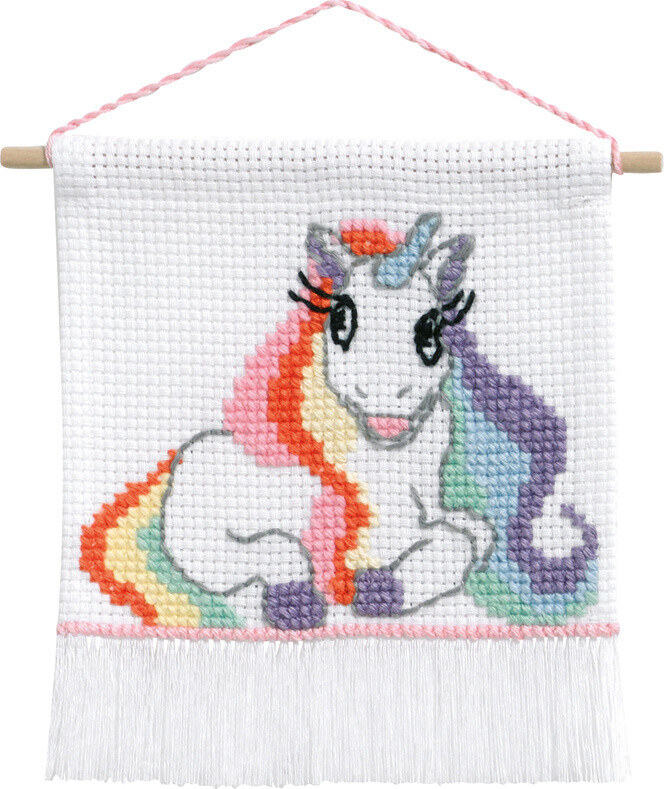 Kit de bordado MFK Unicornio M 5119/18 16 x 18 cm