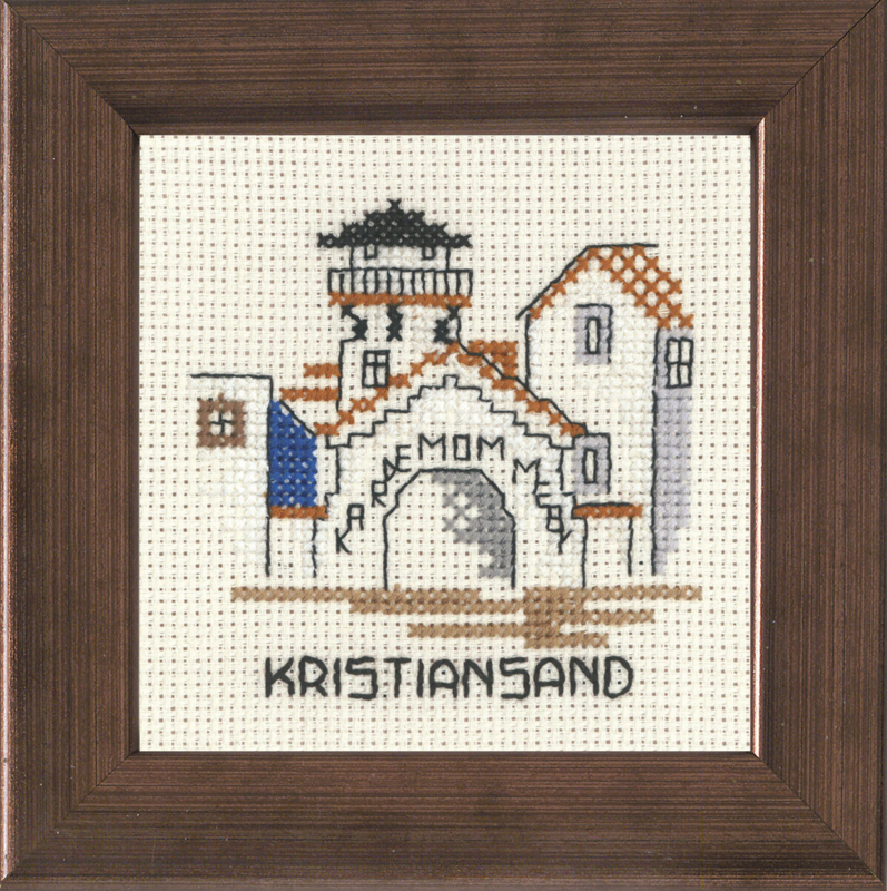 Kit de bordado Kristiansand 10 x 10 cm R5370