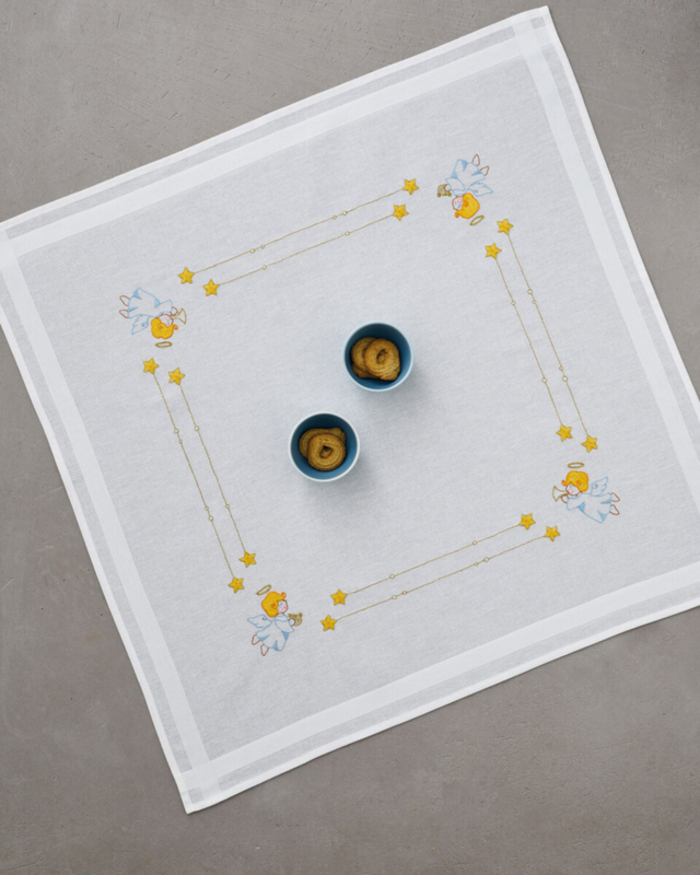 Kit de bordado Ángeles 80x80cm