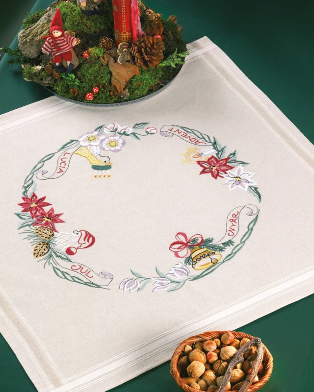 Kit de Bordado Adviento 80 x 80 cm