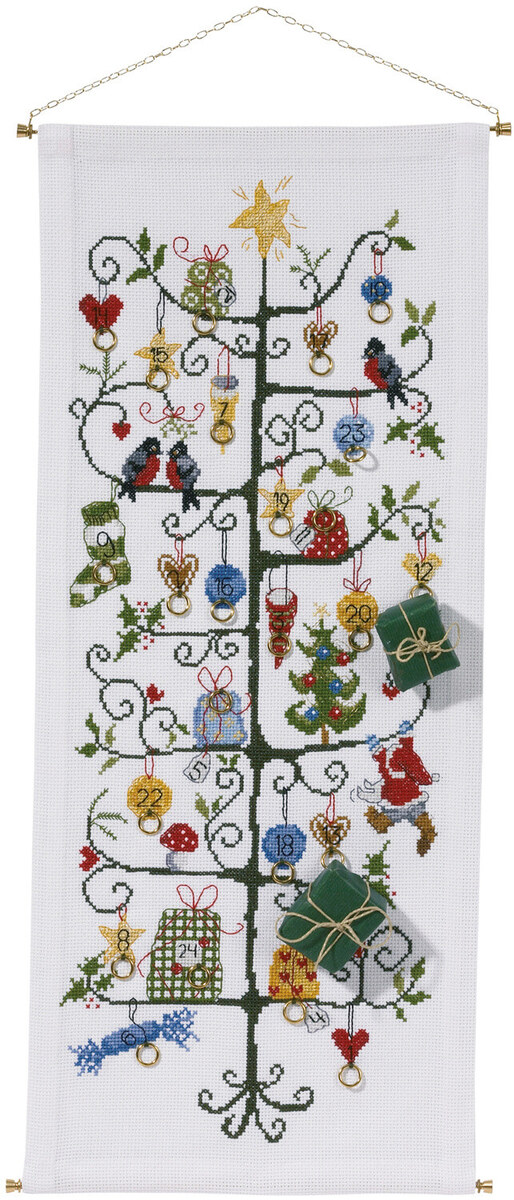 Kit de Bordado Árbol de Navidad 30 x 71 cm R5205/30
