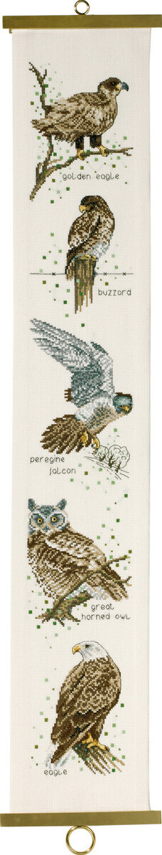 Kit de Bordado Aves Rapaces B5159/16 16 x 90 cm