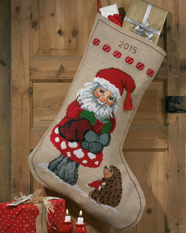 Kit de Bordado Duende y Erizo 60 x 84 cm