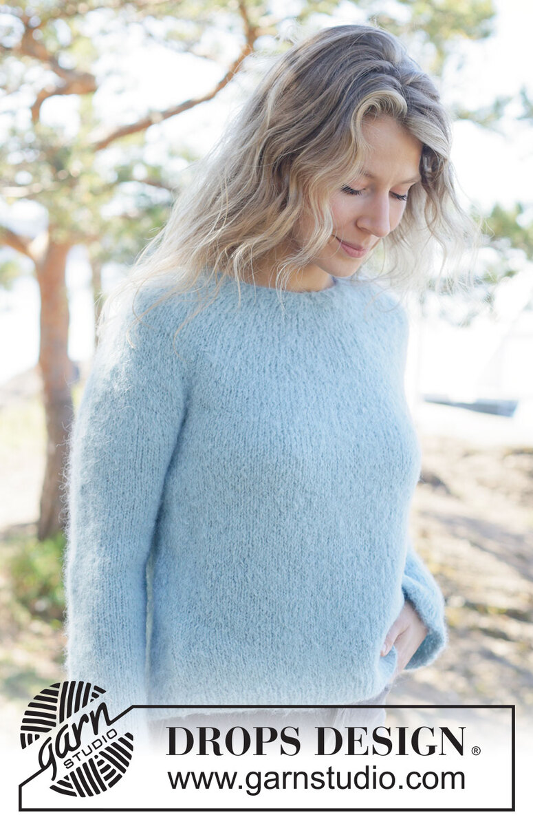 263-24 Tide Song Sweater by DROPS Design
