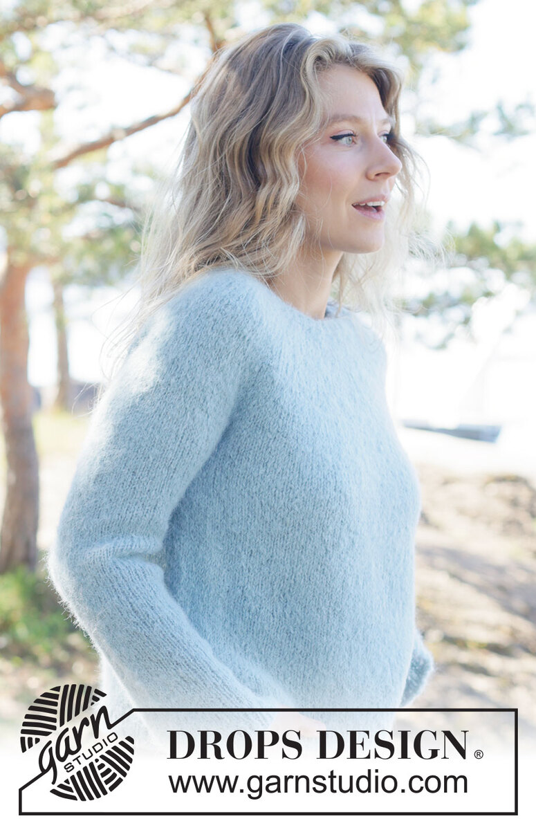 263-24 Tide Song Sweater by DROPS Design
