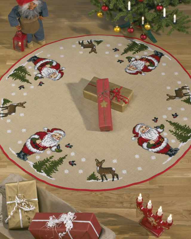 Kit de bordado Duende alimentando pájaros 170 cm Ø