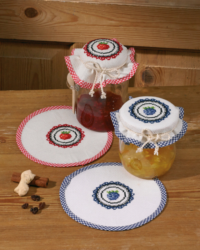 Kit de Bordado Mora 2 uds 16 cm Ø