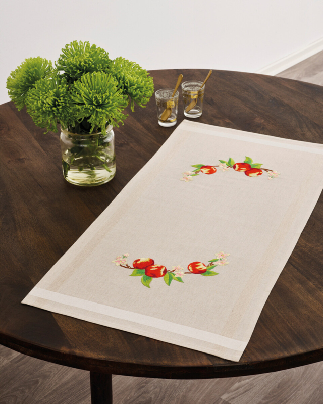 Kit de Bordado Manzanas 40x80cm