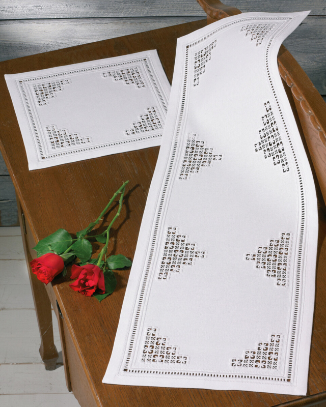 Kit de Bordado Hardanger 29 x 82 cm