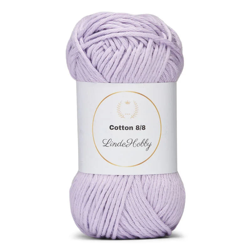 LindeHobby Cotton 8/8 - Soft Pastel Dream, 10 ovillos 076 Flower