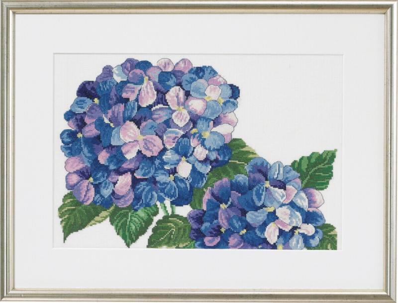 Kit de bordado Hortensia R5318 55 x 41 cm