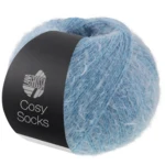 Lana Grossa Cosy Socks 14 Azul paloma