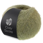 Lana Grossa Cosy Socks 12 Verde grisáceo