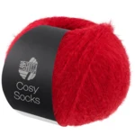 Lana Grossa Cosy Socks 17 Rojo