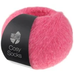 Lana Grossa Cosy Socks 02 Rosa fuerte