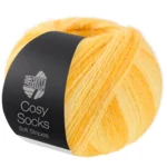 Lana Grossa Cosy Socks Soft Stripes 111 Amarillo/amarillo yema/amarillo azafrán