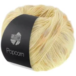 Lana Grossa Popcorn 01 Vainilla/beige/amarillo/naranja