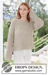 268-18 Spell of Summer Sweater by DROPS Design