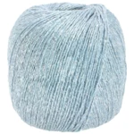 Lana Grossa Brillino 22 Azul claro/Plata