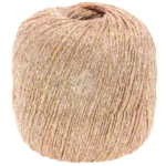 Lana Grossa Brillino 19 Rosa empolvado/Oro