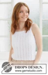 266-30 Spring Stroll Top by DROPS Design