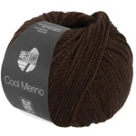 Lana Grossa Cool Merino 44 Marrón grisáceo oscuro