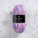 Svarta Fåret Sox Merino 4 ply 08 Pop chicle