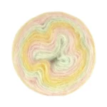 Gjestal Poppis 3108 Rosa pastel/verde/amarillo degradado