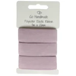 Go Handmade Banda Elástica: 3 m x 20 mm, Rosa vintage