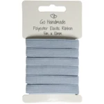 Go Handmade Banda Elástica: 5 m x 10 mm, Gris/azul